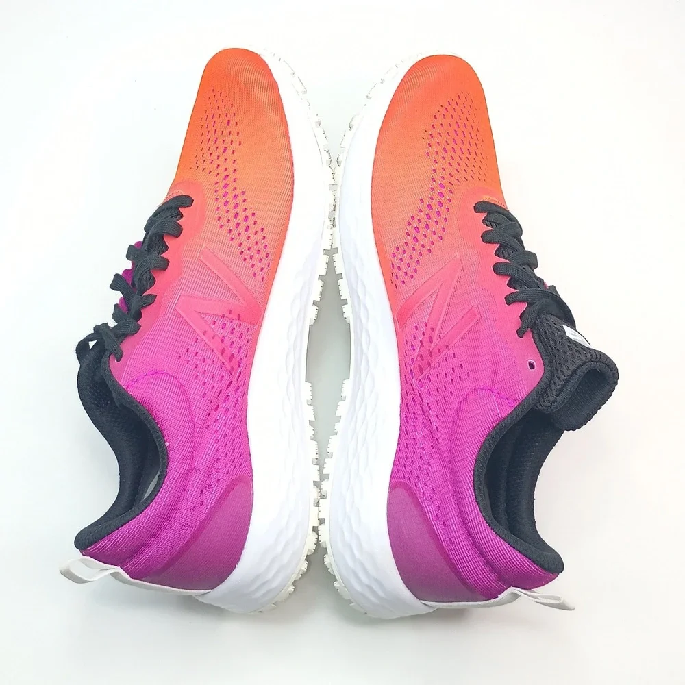 New Balance Fresh Foam Arishi Mens Size 9 Orange Pink WIDARISH Mesh Running